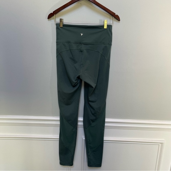 Old Navy Active Go Dry Forest Green Leggings With Mesh M - Picture 4 of 13